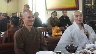 Hoà thượng Từ Nguyện sách tấn Tăng Ni tại Học viện Phật giáo Việt Nam tại Hà Nội