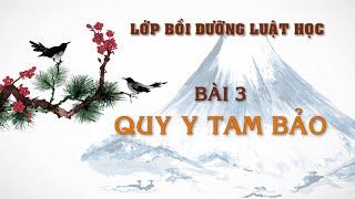 Bài 3: Quy Y Tam Bảo (phần 1)