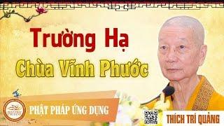 Trường hạ chùa Vĩnh Phước - HT. Thích Trí Quảng