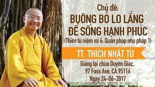 Buông bỏ lo lắng để sống hạnh phúc hơn