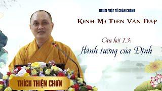 Kinh Mi Tiên: Câu 13. Hành tướng của Định